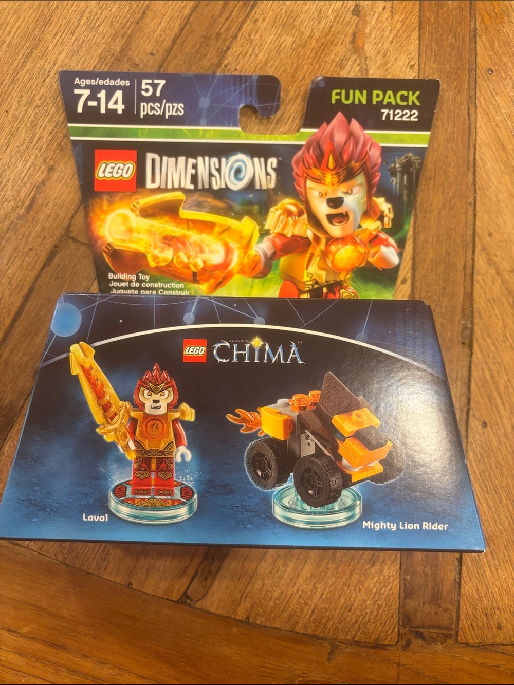 New retired LEGO dimensions 71222 Chima Laval Mighty Lion Rider Fun Pack